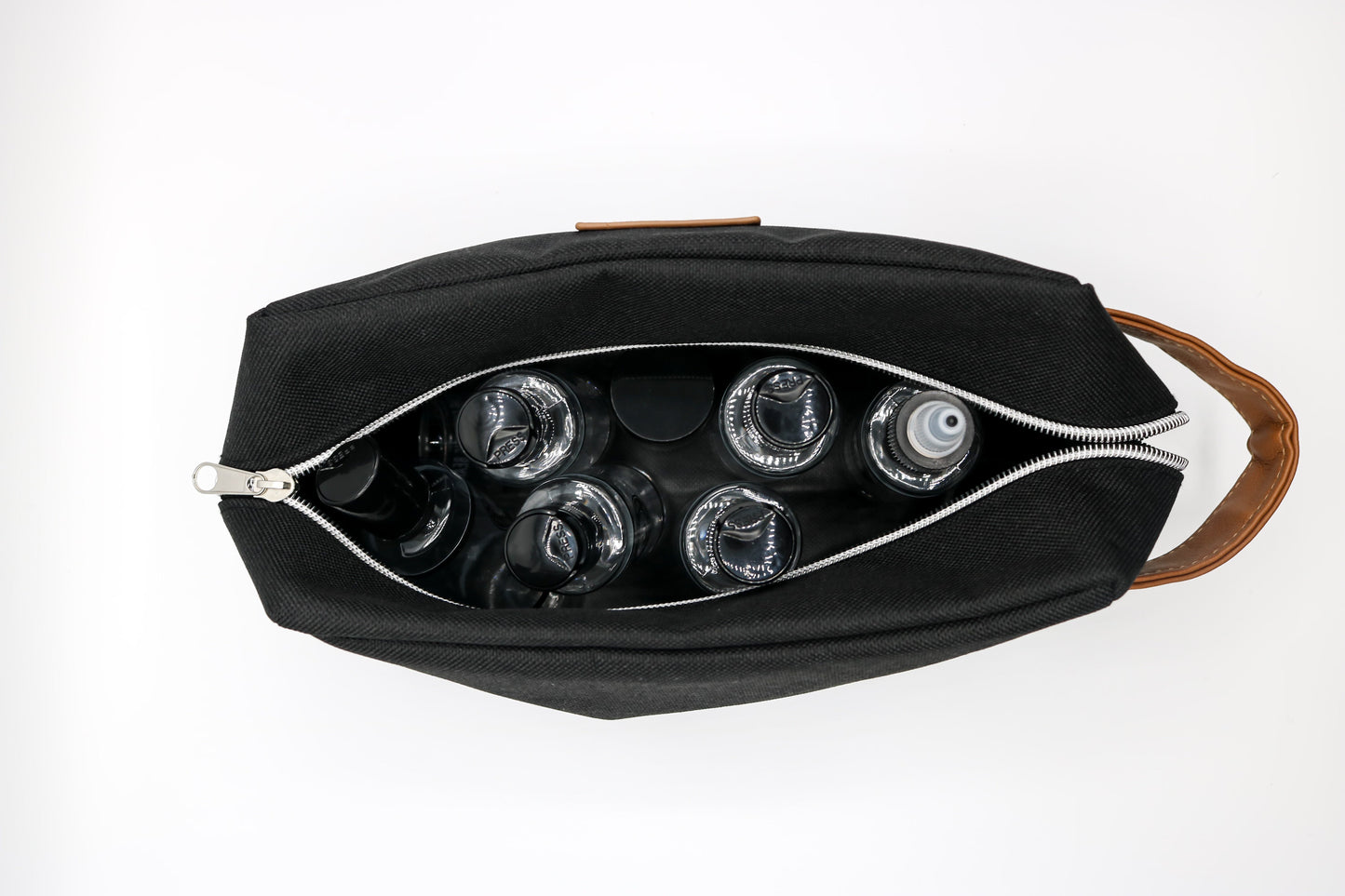BEARD-ON GO: Men’s Grooming Travel Bag + All Empty Bottles